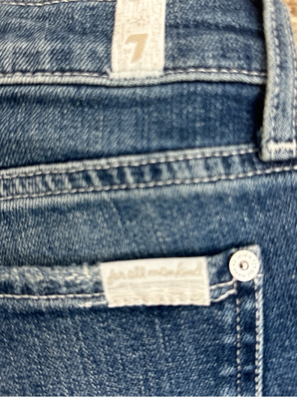 NWT 7 For All Mankind “Roxanne” Ankle Cigarette Jeans 27 🏛️💎